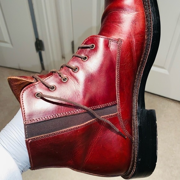 Carlo Morandi Leather Ankle Buckled Boots. - Picture 7 of 14